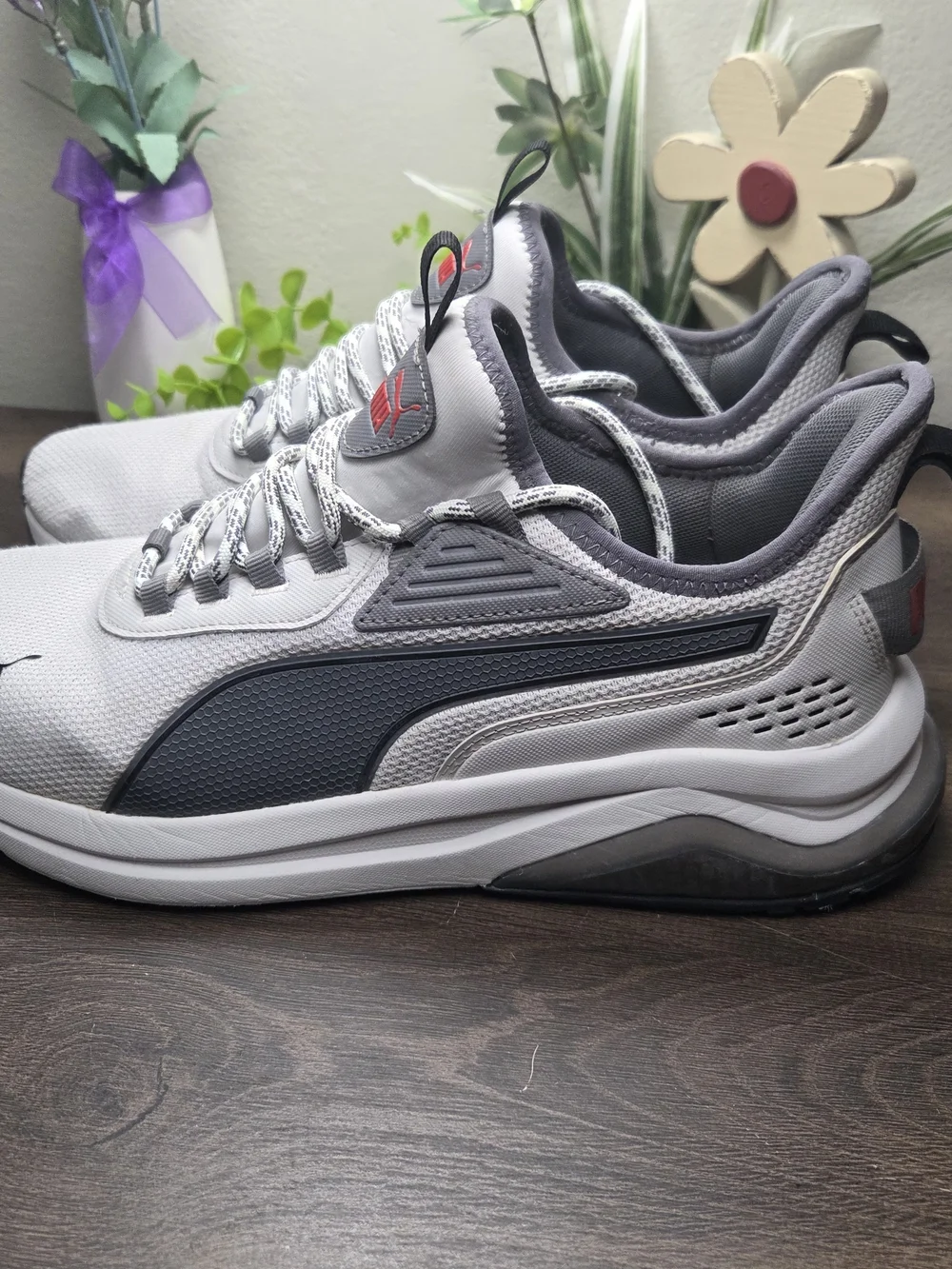 PUMA Amplifier Slip On  Mens Grey Sneakers Casual Shoes 39686730 Size 11 #0074